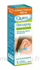 Quies Docuspray Hygiene De L'oreille, Spray 100 Ml à Trelissac