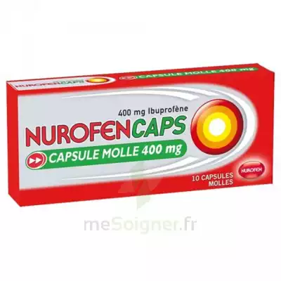 Nurofencaps 400 Mg Caps Molle Plq/10 à Trelissac