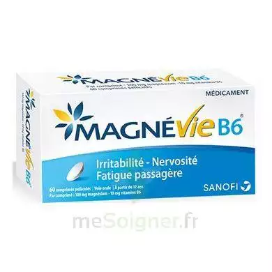 Magnevie B6 100 Mg/10 Mg Comprimés Pelliculés Plaq/60 à Trelissac