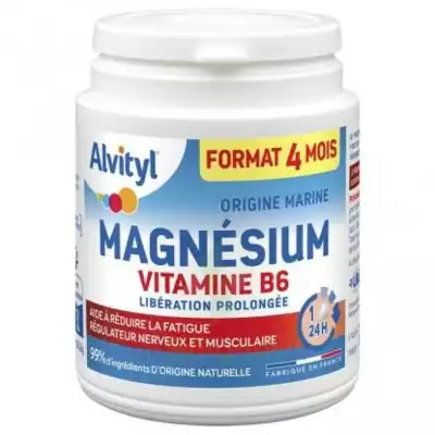 Acheter Alvityl Magnésium Vitamine B6 Libération Prolongée Comprimés LP Pot/120 à Trelissac